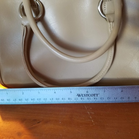 NWT Jones New York Genuine Leather Taupe Purse - Picture 6 of 7